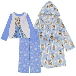 Licensed Frozen 3 Piece Robe and PJ Set